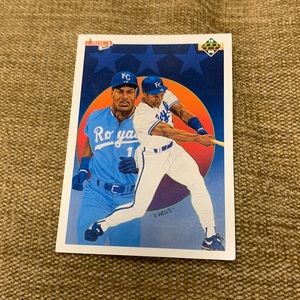 Bo Jackson Kansas City Royals baseball card in mint condition